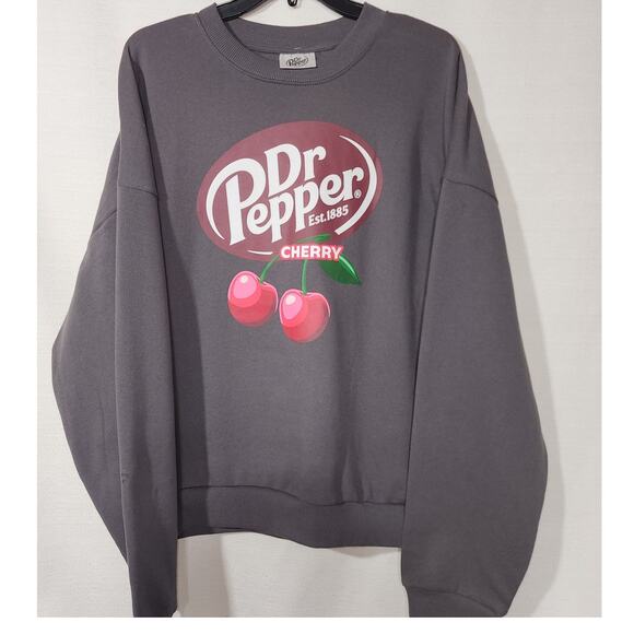 Cherry Dr pepper women's Large sweatshirt - Picture 2 of 7